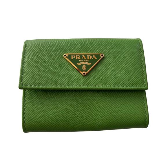 NWT! PRADA Authentic Saffiano Small Double Sided Fold Wallet - Picture 6 of 8
